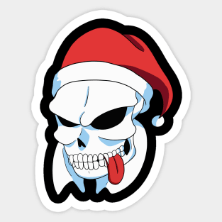 Punk Skull (X-Mas Version) Sticker